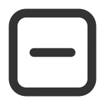 Minus Square SVG Icon